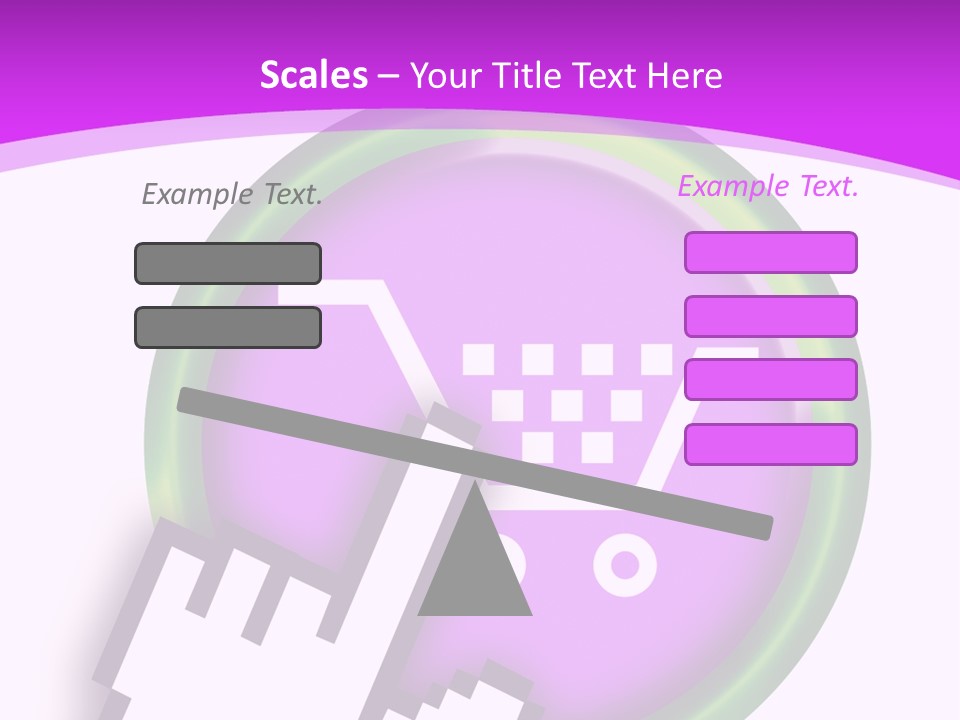 A Hand Pushing A Button With A Shopping Cart On It PowerPoint Template