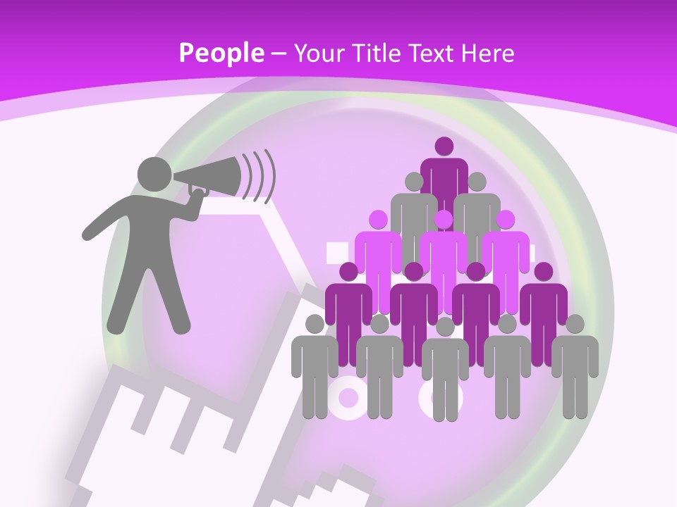 A Hand Pushing A Button With A Shopping Cart On It PowerPoint Template