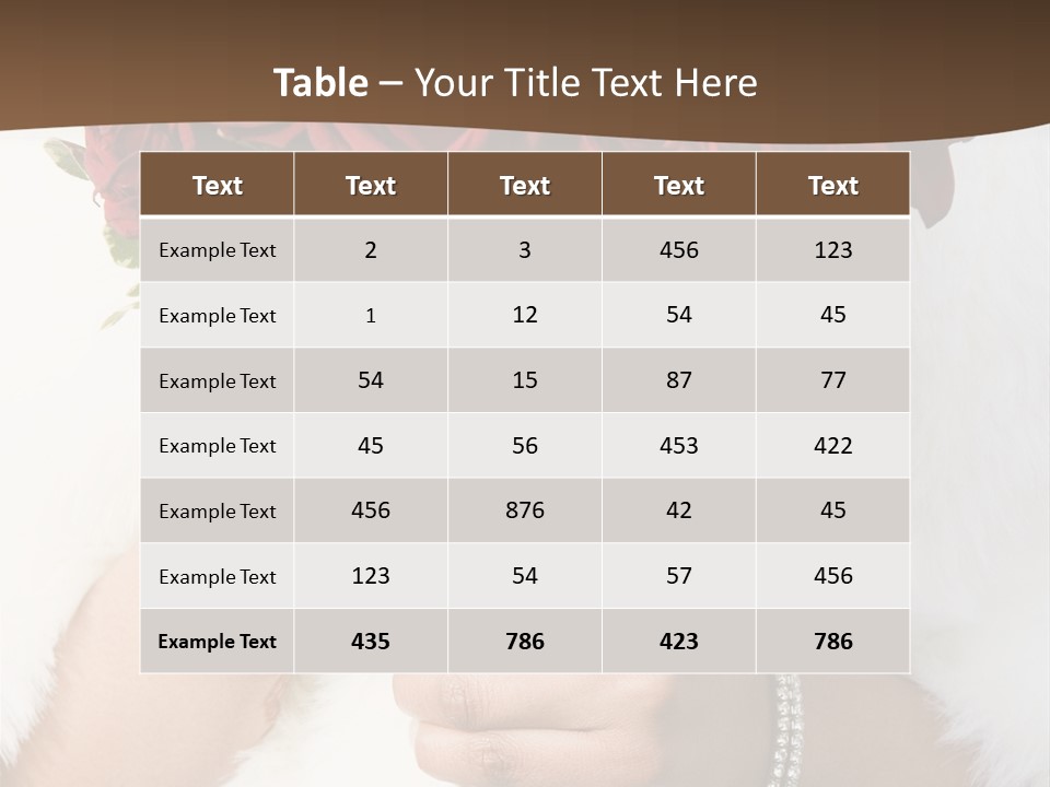 Winter Bride In Beautirul Fur Shawl Holding Bouquet Of Red Roses PowerPoint Template