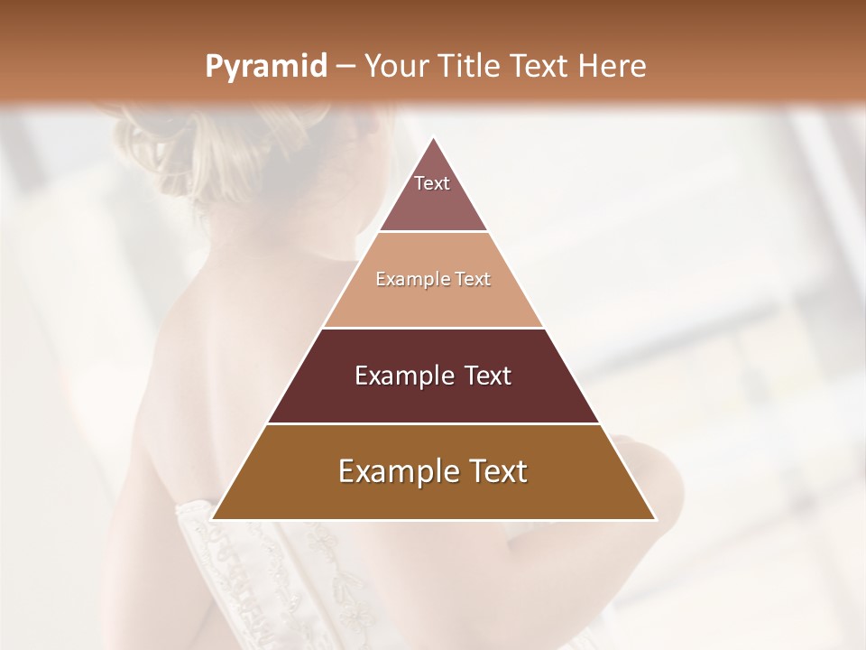 Hands Of A Person Dressing A Bride On Her Wedding Day. PowerPoint Template