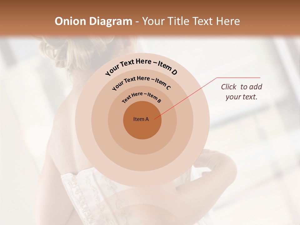 Hands Of A Person Dressing A Bride On Her Wedding Day. PowerPoint Template