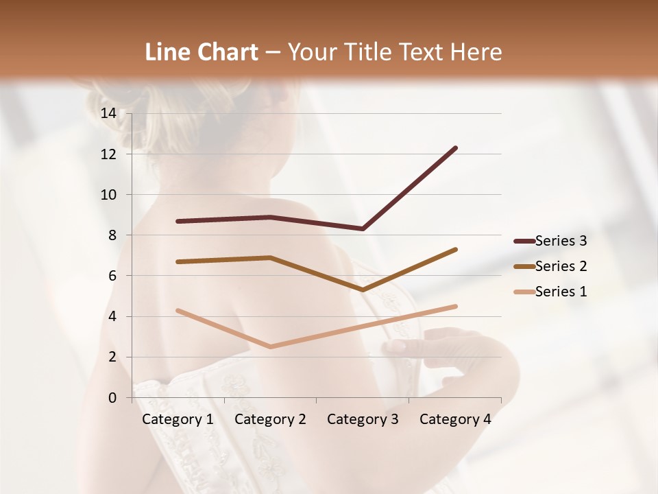 Hands Of A Person Dressing A Bride On Her Wedding Day. PowerPoint Template