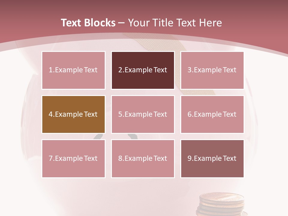 Piggy Bank With Band-Aid. Symbolizes Health-Care Costs PowerPoint Template