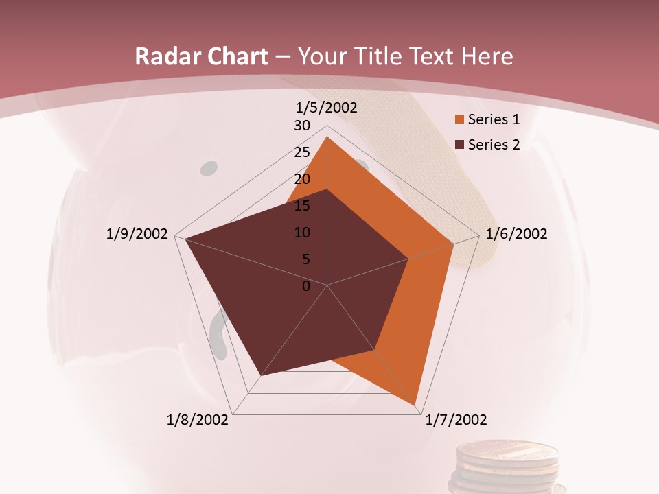 Piggy Bank With Band-Aid. Symbolizes Health-Care Costs PowerPoint Template