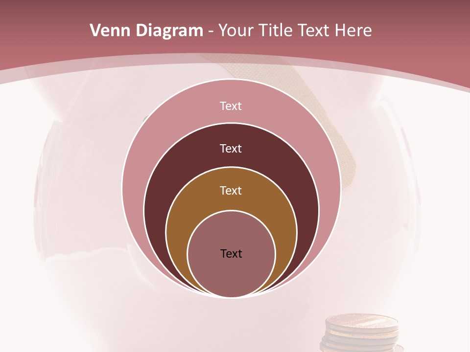 Piggy Bank With Band-Aid. Symbolizes Health-Care Costs PowerPoint Template
