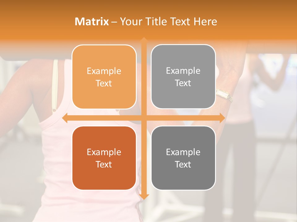 A Woman Holding Several Colorful Shopping Bags PowerPoint Template