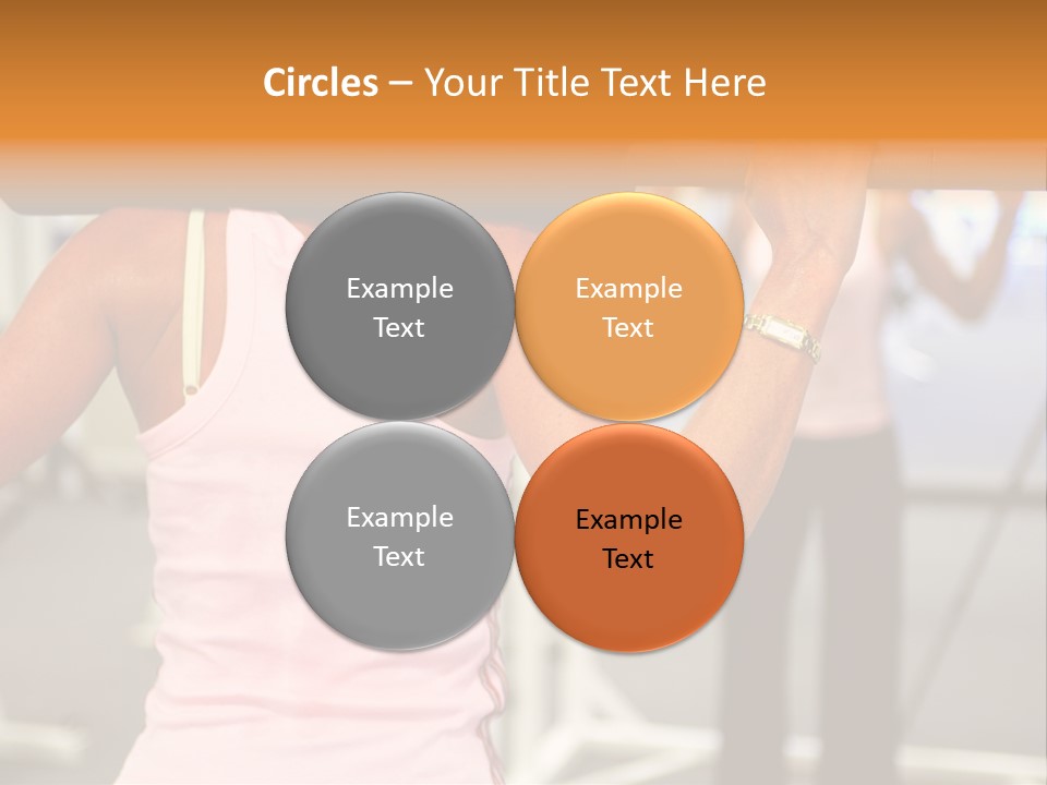 A Woman Holding Several Colorful Shopping Bags PowerPoint Template