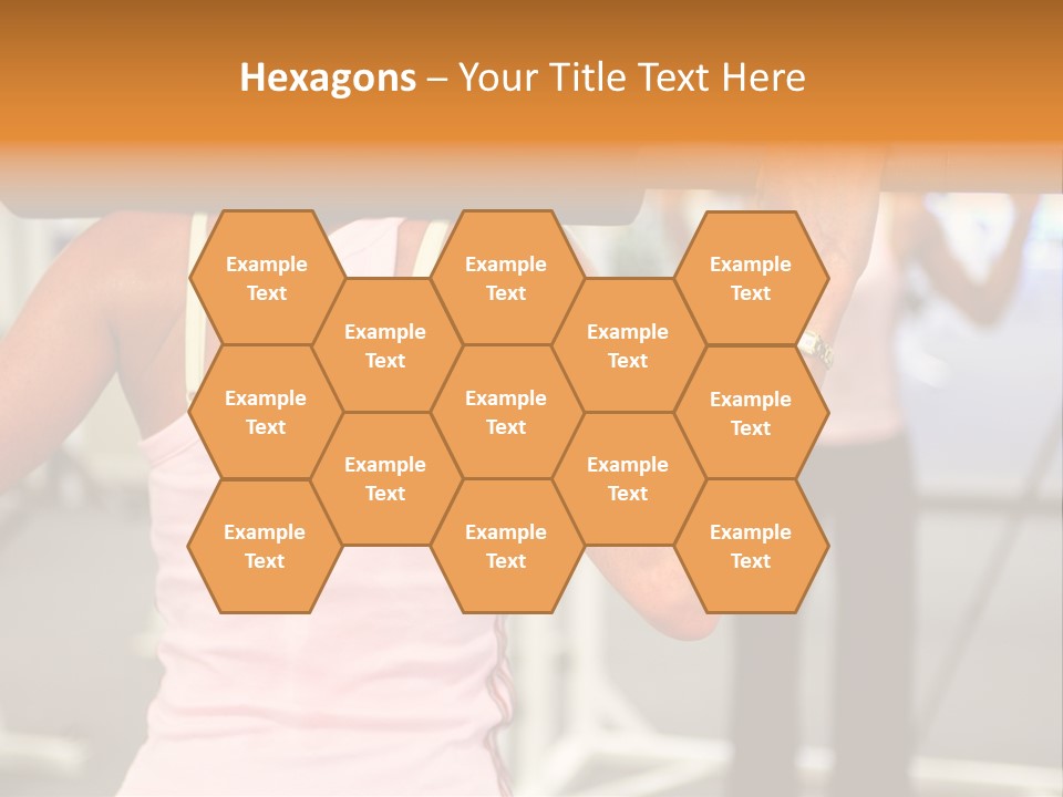 A Woman Holding Several Colorful Shopping Bags PowerPoint Template