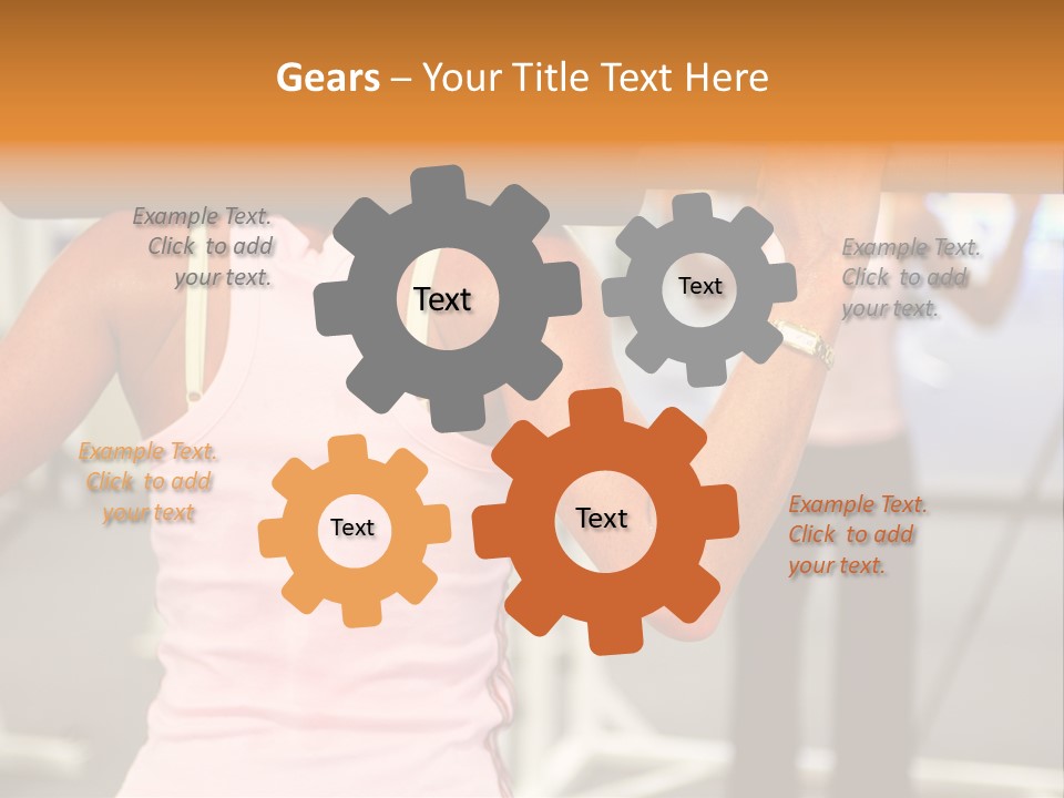 A Woman Holding Several Colorful Shopping Bags PowerPoint Template