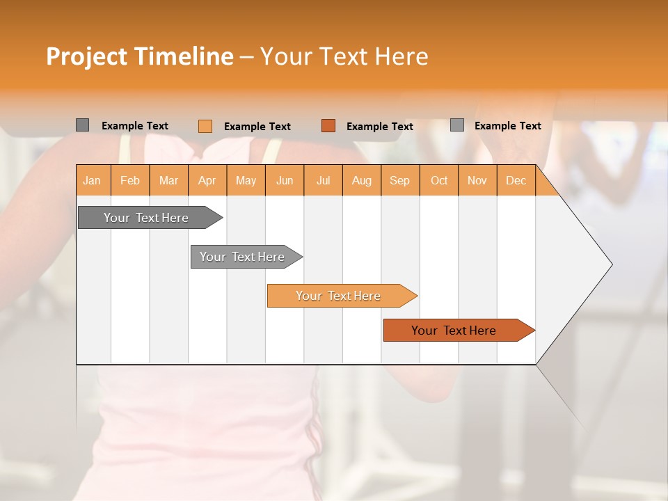 A Woman Holding Several Colorful Shopping Bags PowerPoint Template