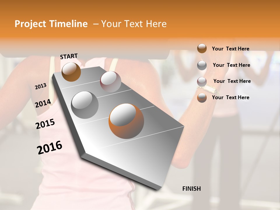 A Woman Holding Several Colorful Shopping Bags PowerPoint Template