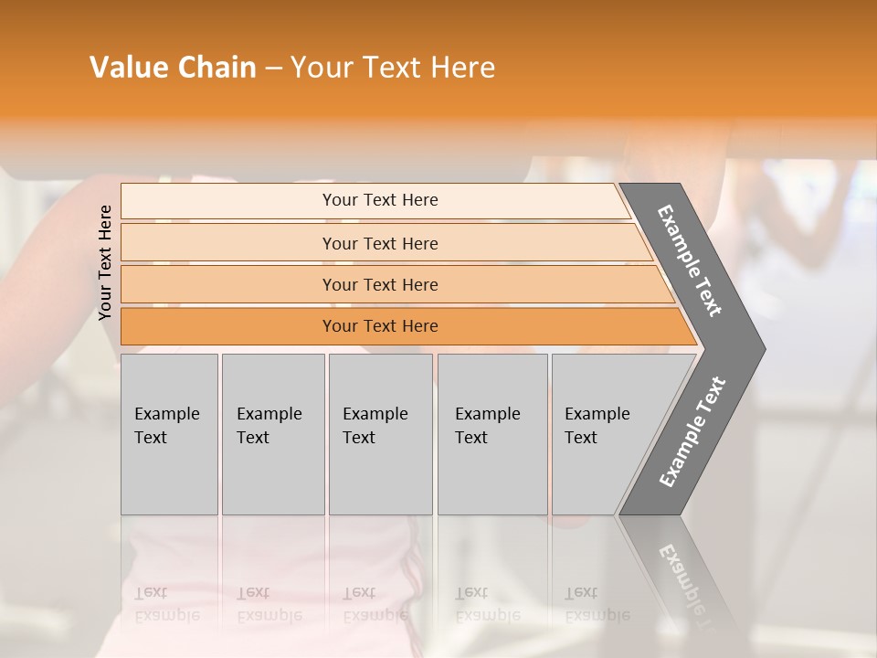 A Woman Holding Several Colorful Shopping Bags PowerPoint Template