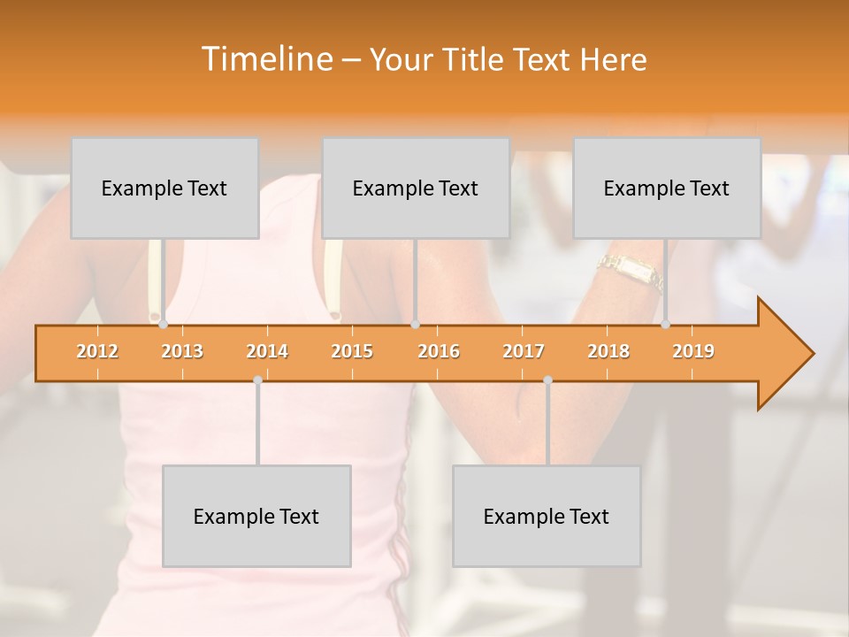 A Woman Holding Several Colorful Shopping Bags PowerPoint Template