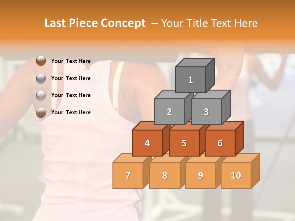 A Woman Holding Several Colorful Shopping Bags PowerPoint Template