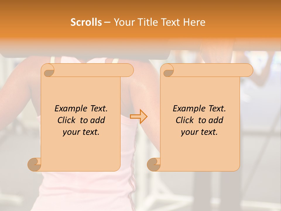 A Woman Holding Several Colorful Shopping Bags PowerPoint Template