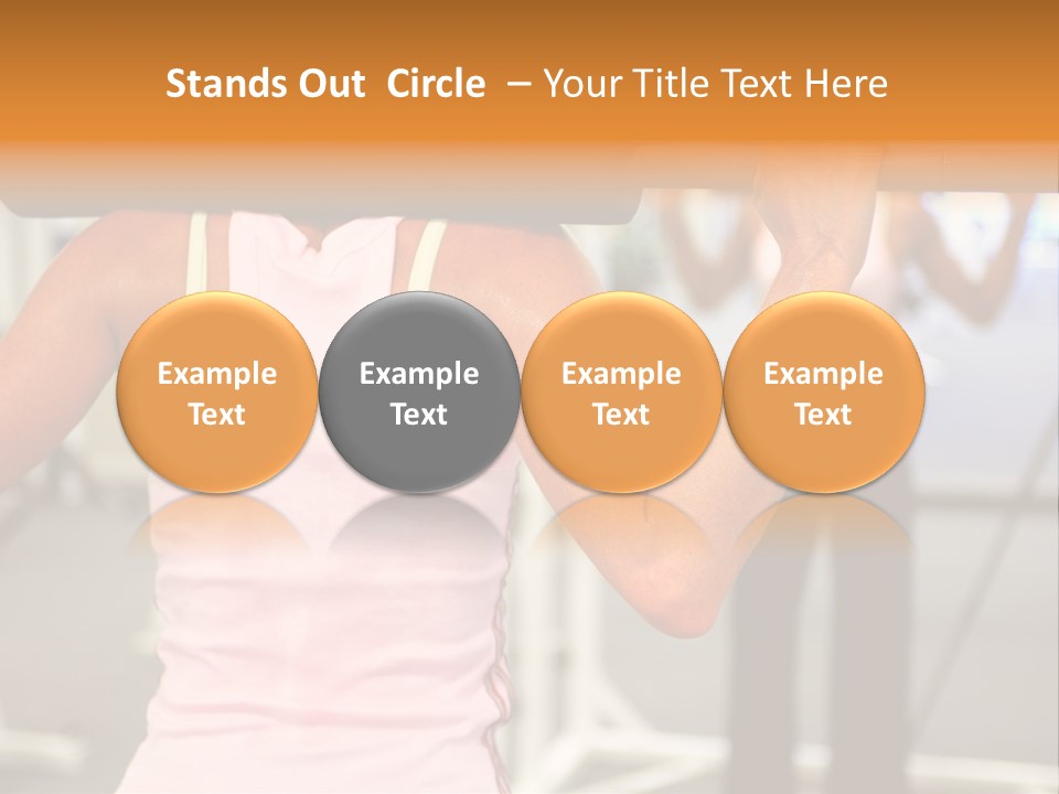 A Woman Holding Several Colorful Shopping Bags PowerPoint Template