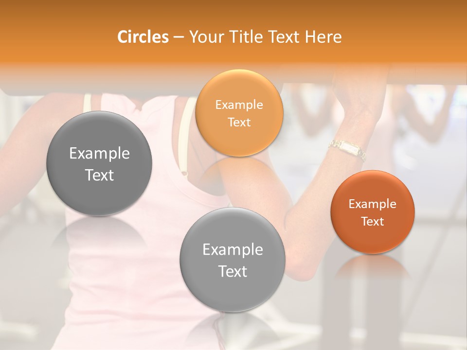 A Woman Holding Several Colorful Shopping Bags PowerPoint Template