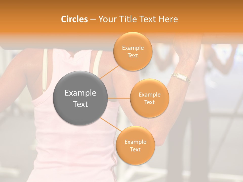 A Woman Holding Several Colorful Shopping Bags PowerPoint Template