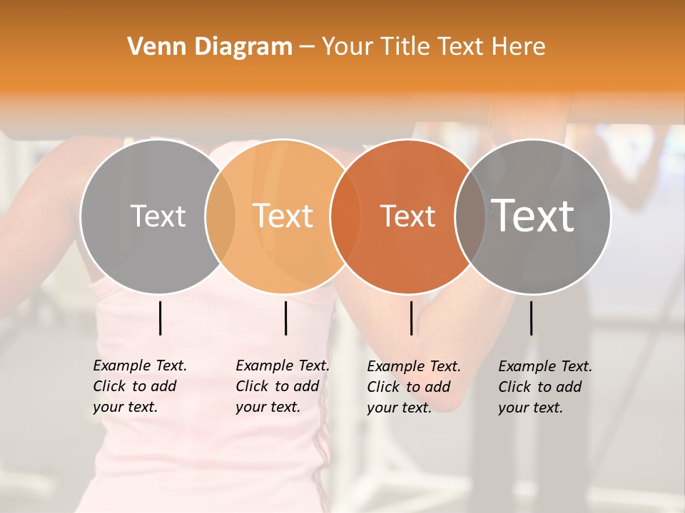 A Woman Holding Several Colorful Shopping Bags PowerPoint Template