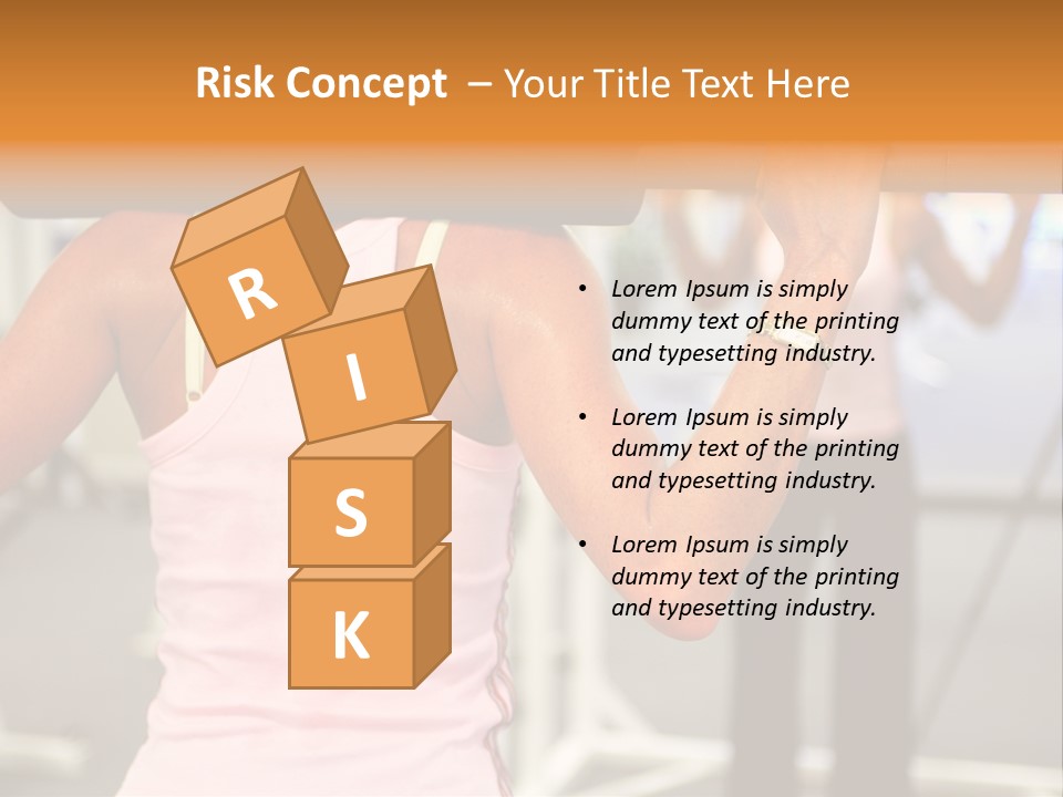 A Woman Holding Several Colorful Shopping Bags PowerPoint Template