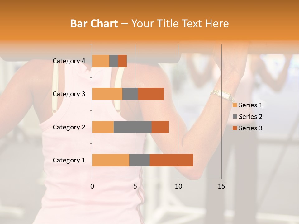 A Woman Holding Several Colorful Shopping Bags PowerPoint Template