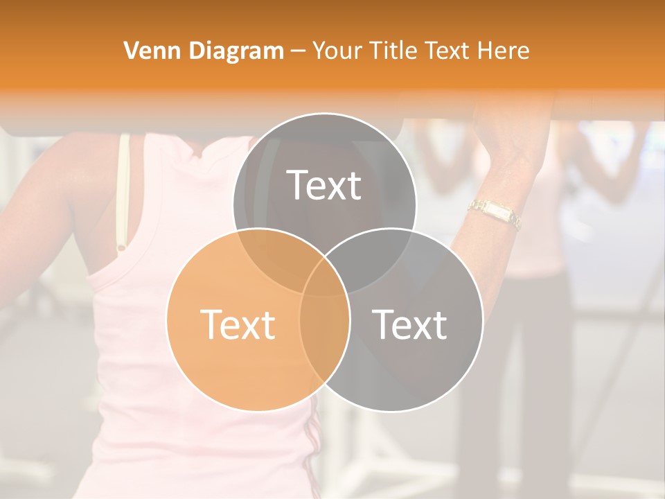 A Woman Holding Several Colorful Shopping Bags PowerPoint Template