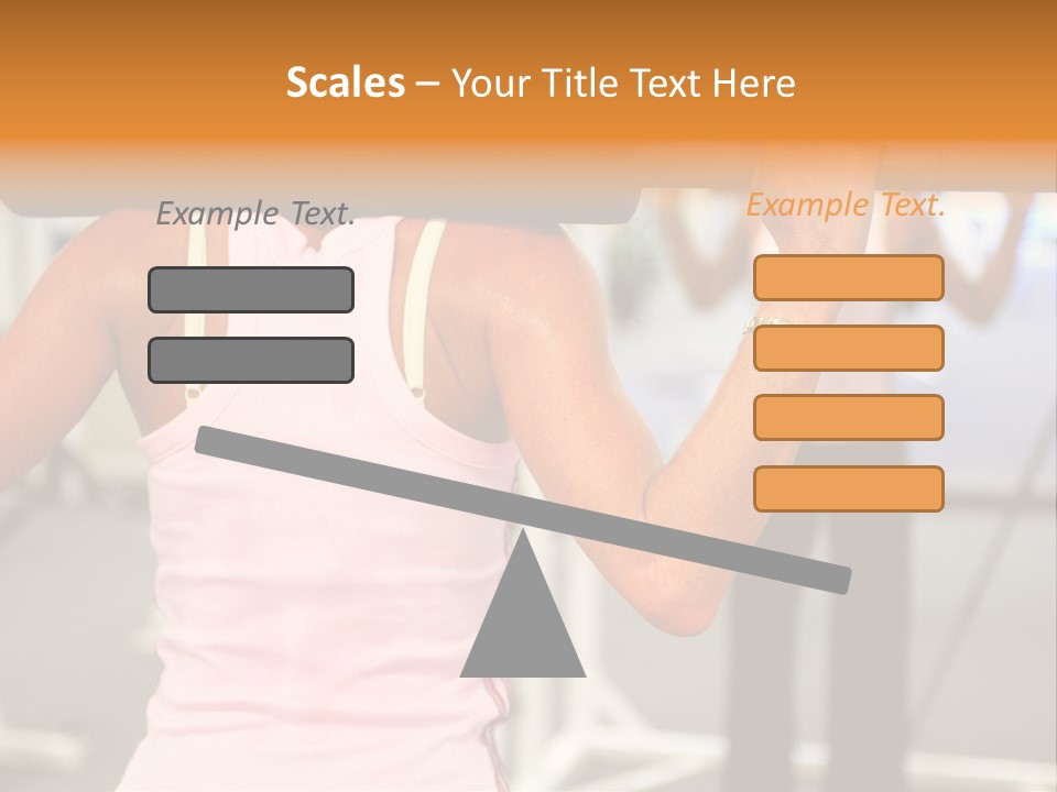 A Woman Holding Several Colorful Shopping Bags PowerPoint Template