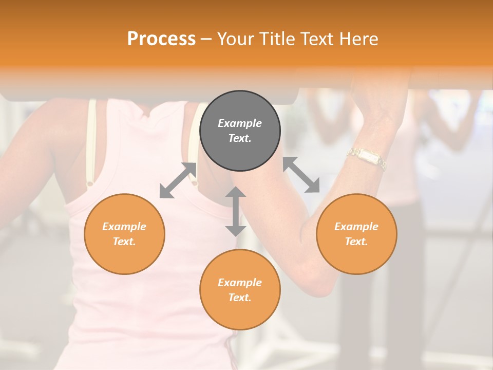 A Woman Holding Several Colorful Shopping Bags PowerPoint Template