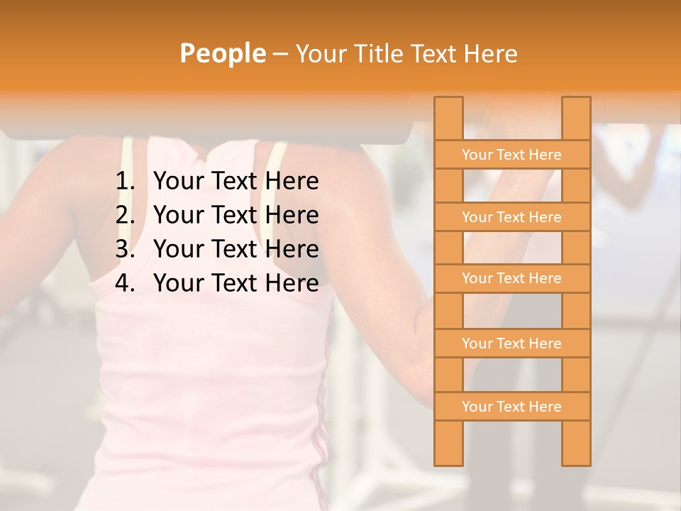 A Woman Holding Several Colorful Shopping Bags PowerPoint Template