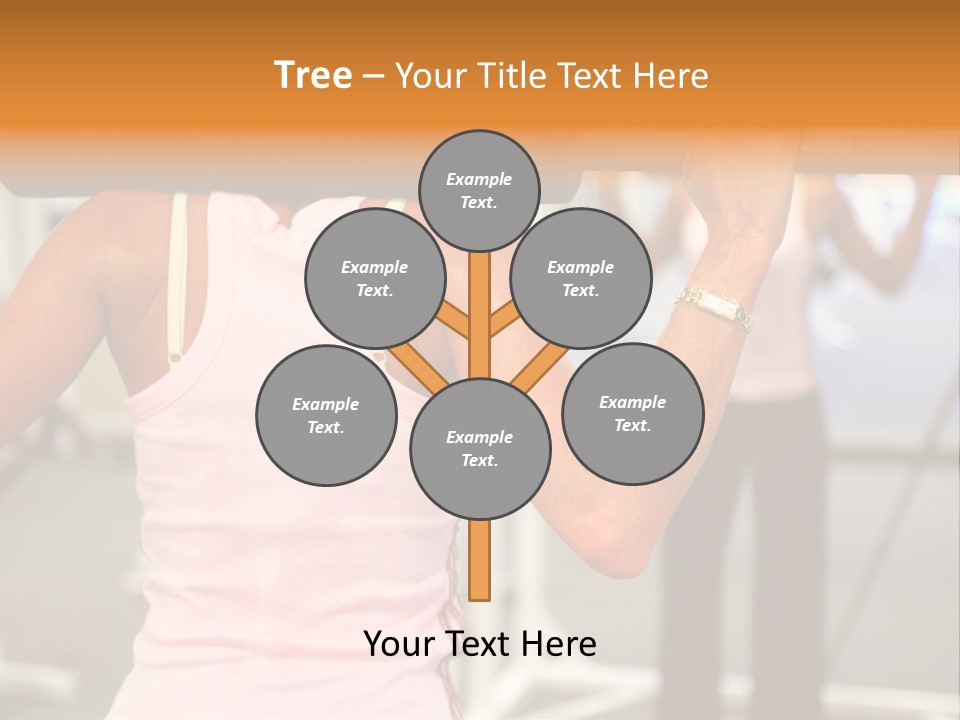 A Woman Holding Several Colorful Shopping Bags PowerPoint Template