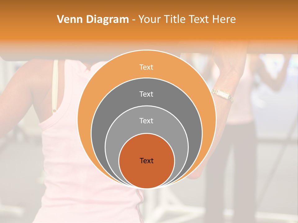 A Woman Holding Several Colorful Shopping Bags PowerPoint Template