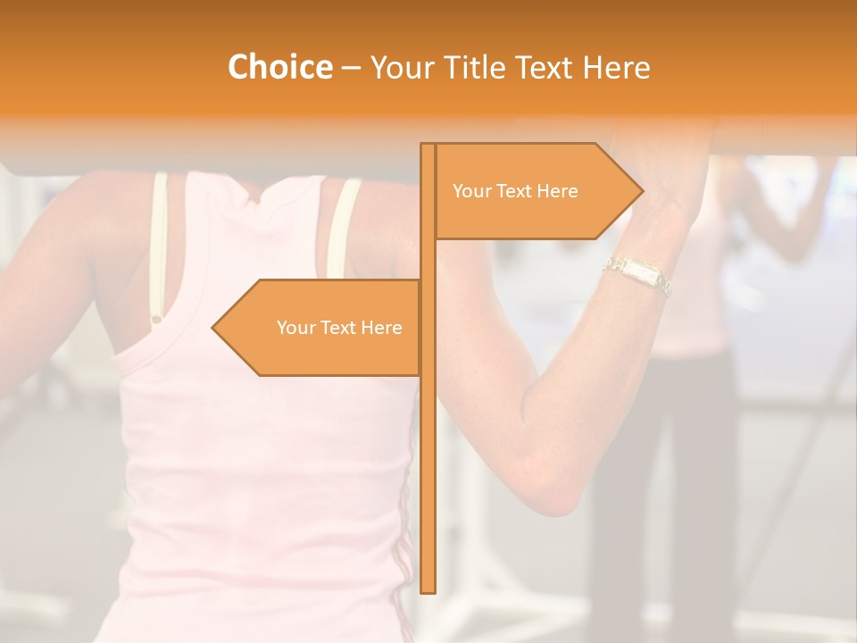 A Woman Holding Several Colorful Shopping Bags PowerPoint Template