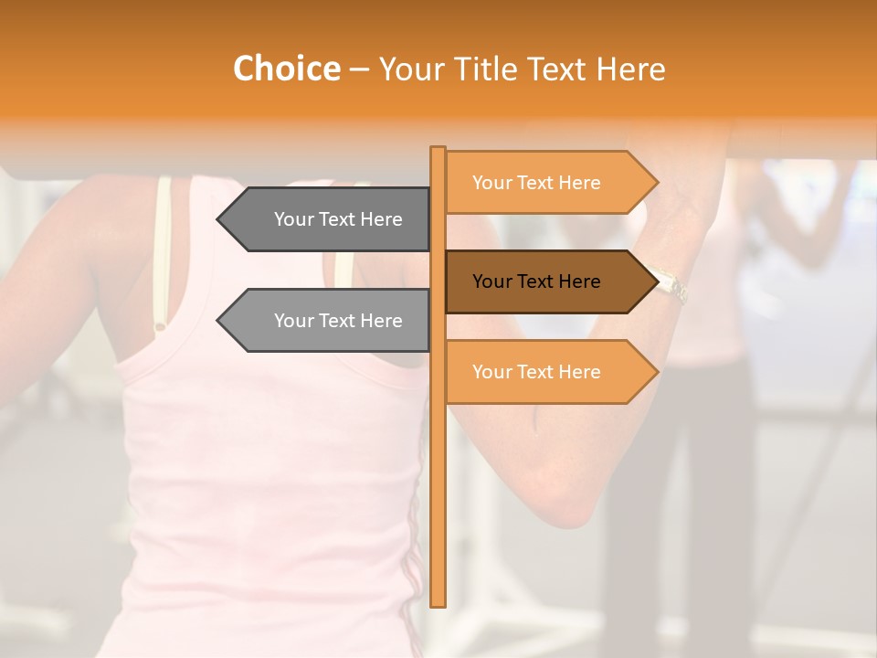 A Woman Holding Several Colorful Shopping Bags PowerPoint Template