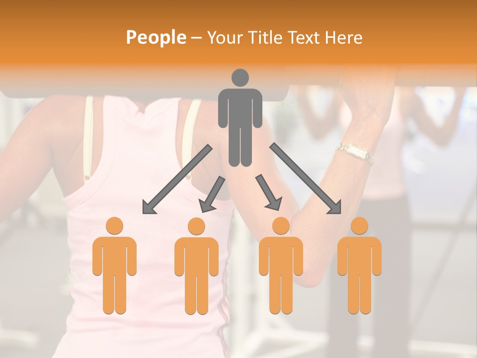 A Woman Holding Several Colorful Shopping Bags PowerPoint Template