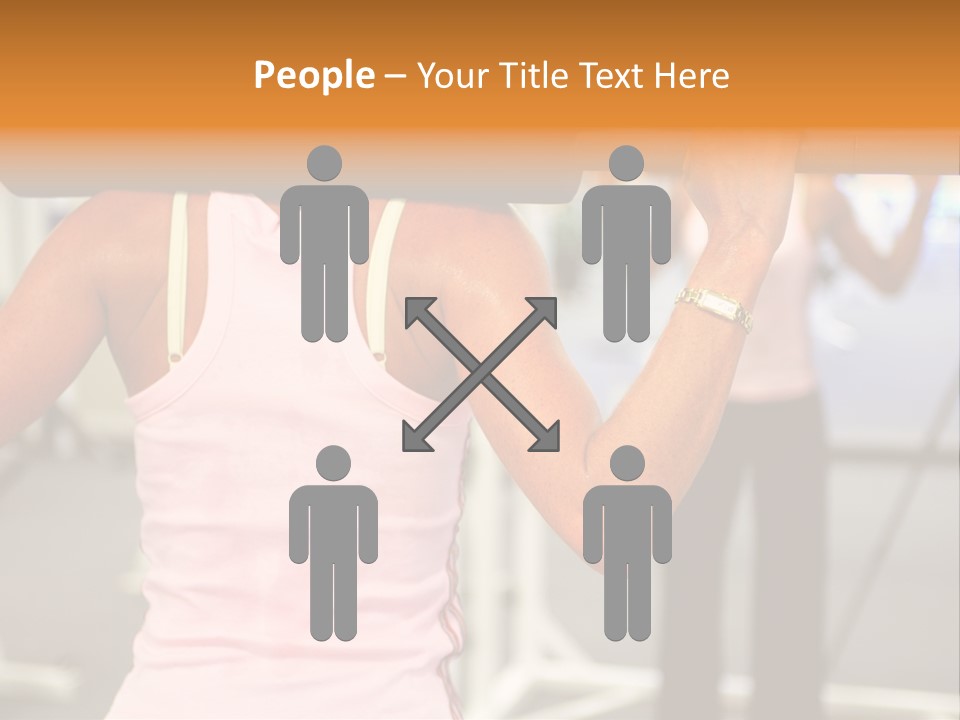 A Woman Holding Several Colorful Shopping Bags PowerPoint Template