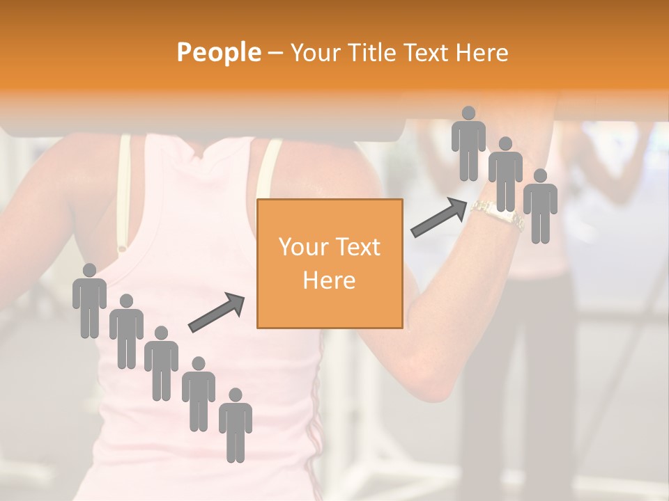 A Woman Holding Several Colorful Shopping Bags PowerPoint Template