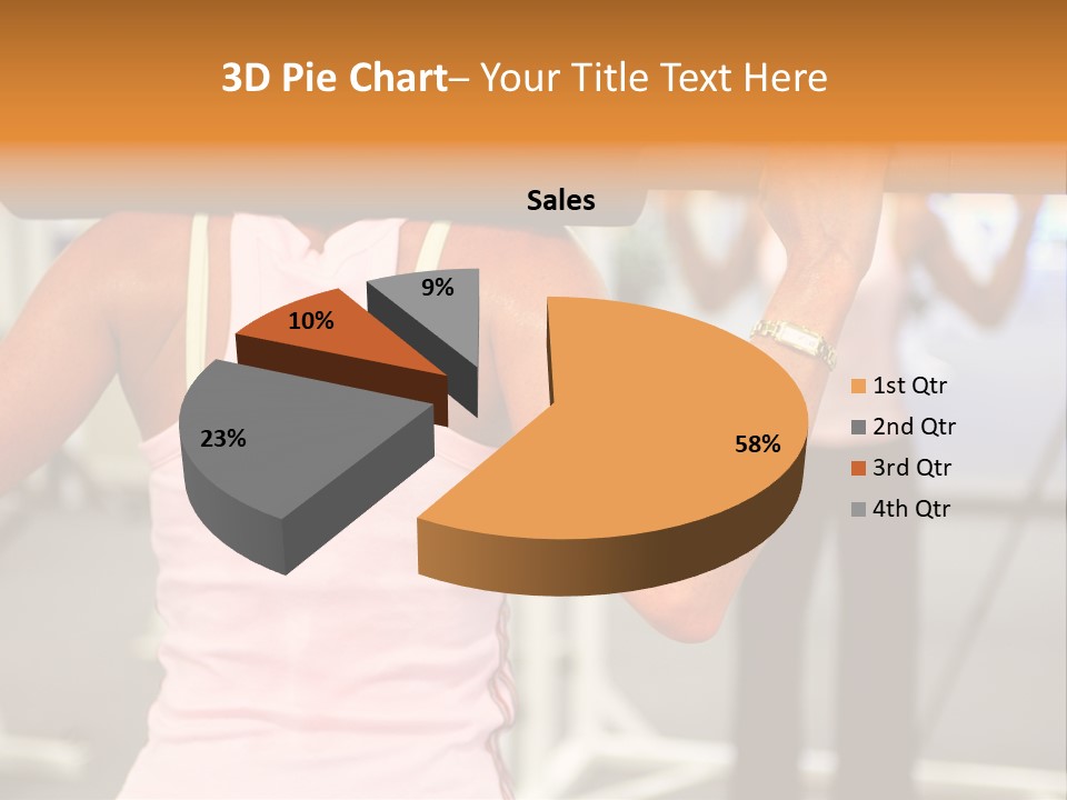 A Woman Holding Several Colorful Shopping Bags PowerPoint Template