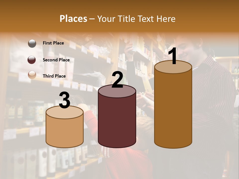 Family In Healthcare Shop PowerPoint Template