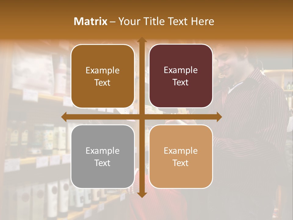 Family In Healthcare Shop PowerPoint Template