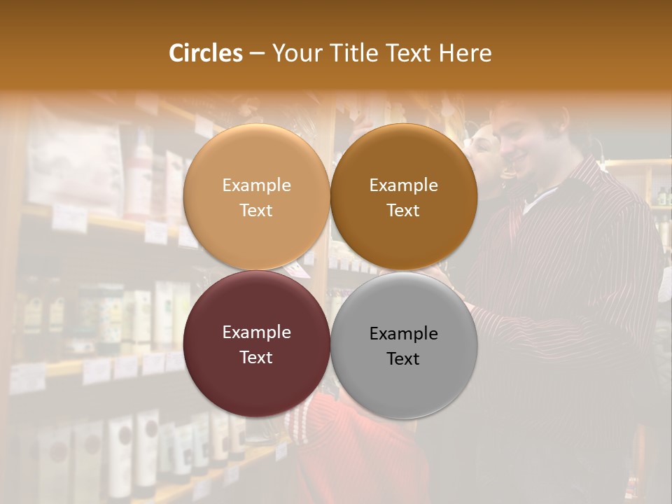 Family In Healthcare Shop PowerPoint Template