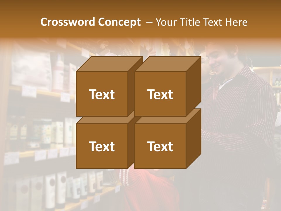 Family In Healthcare Shop PowerPoint Template