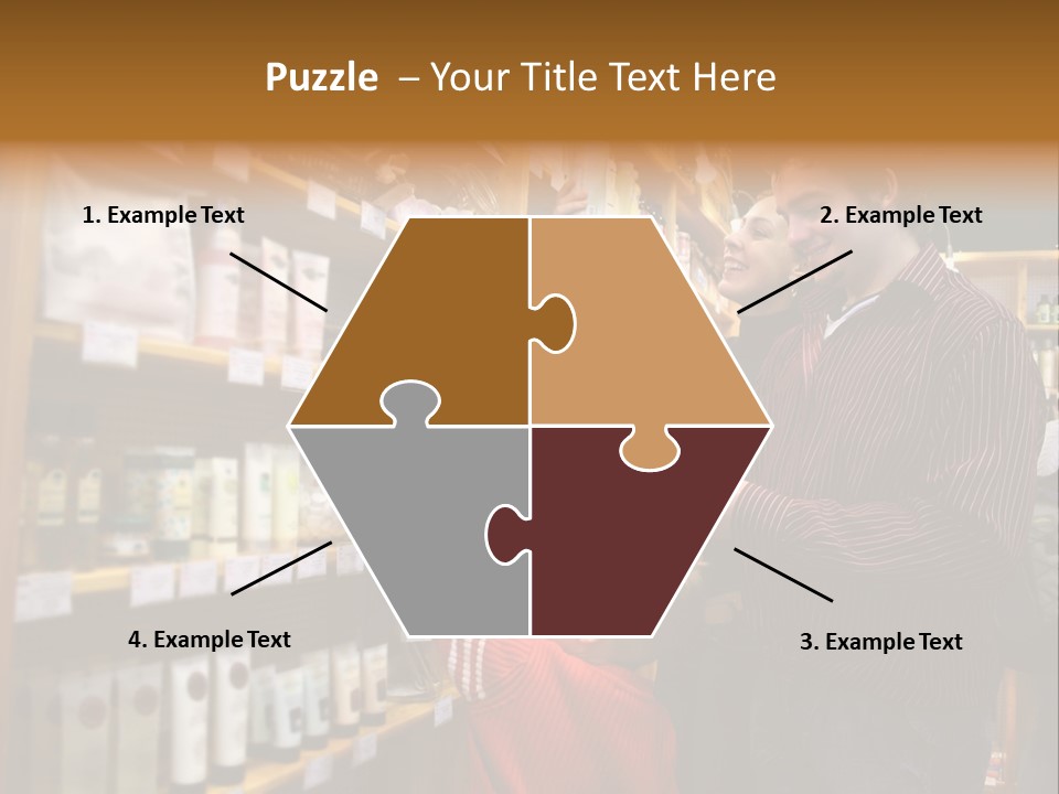 Family In Healthcare Shop PowerPoint Template