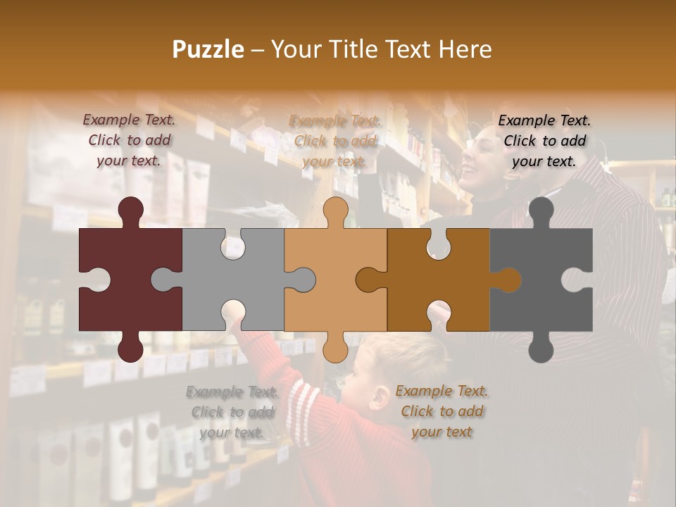 Family In Healthcare Shop PowerPoint Template