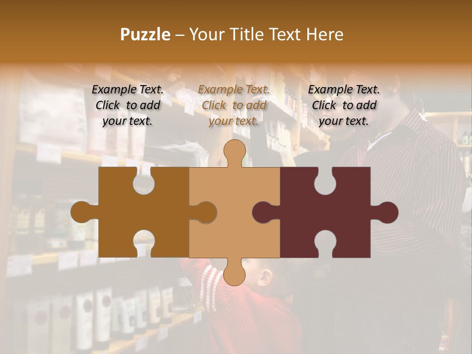 Family In Healthcare Shop PowerPoint Template