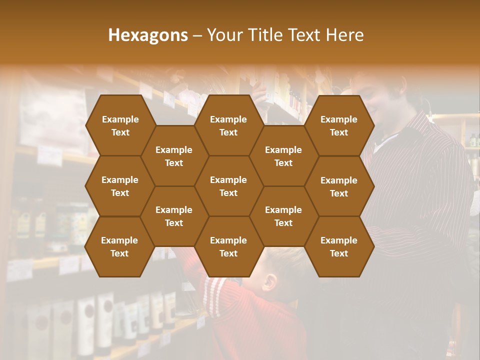 Family In Healthcare Shop PowerPoint Template