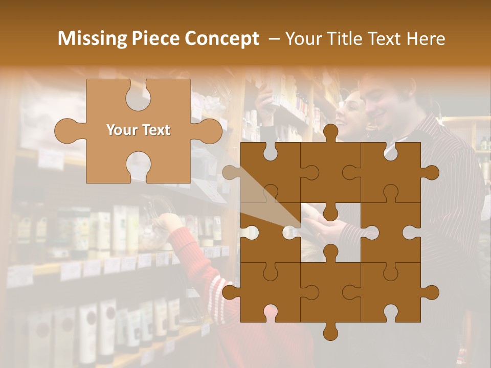 Family In Healthcare Shop PowerPoint Template