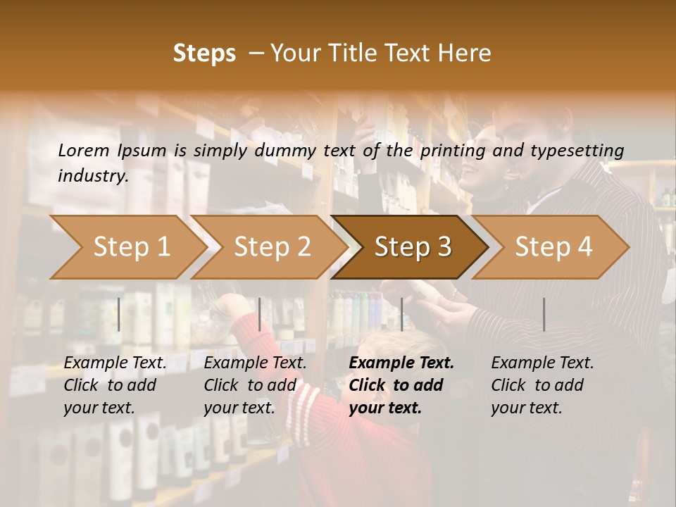 Family In Healthcare Shop PowerPoint Template
