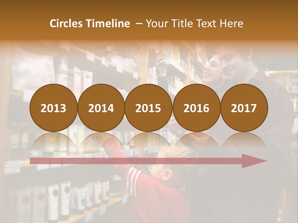 Family In Healthcare Shop PowerPoint Template