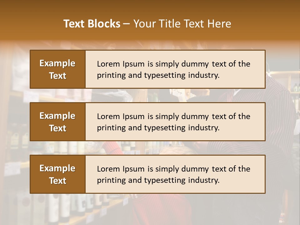 Family In Healthcare Shop PowerPoint Template