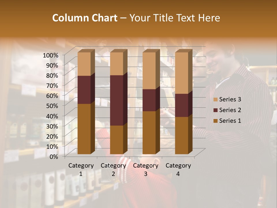 Family In Healthcare Shop PowerPoint Template